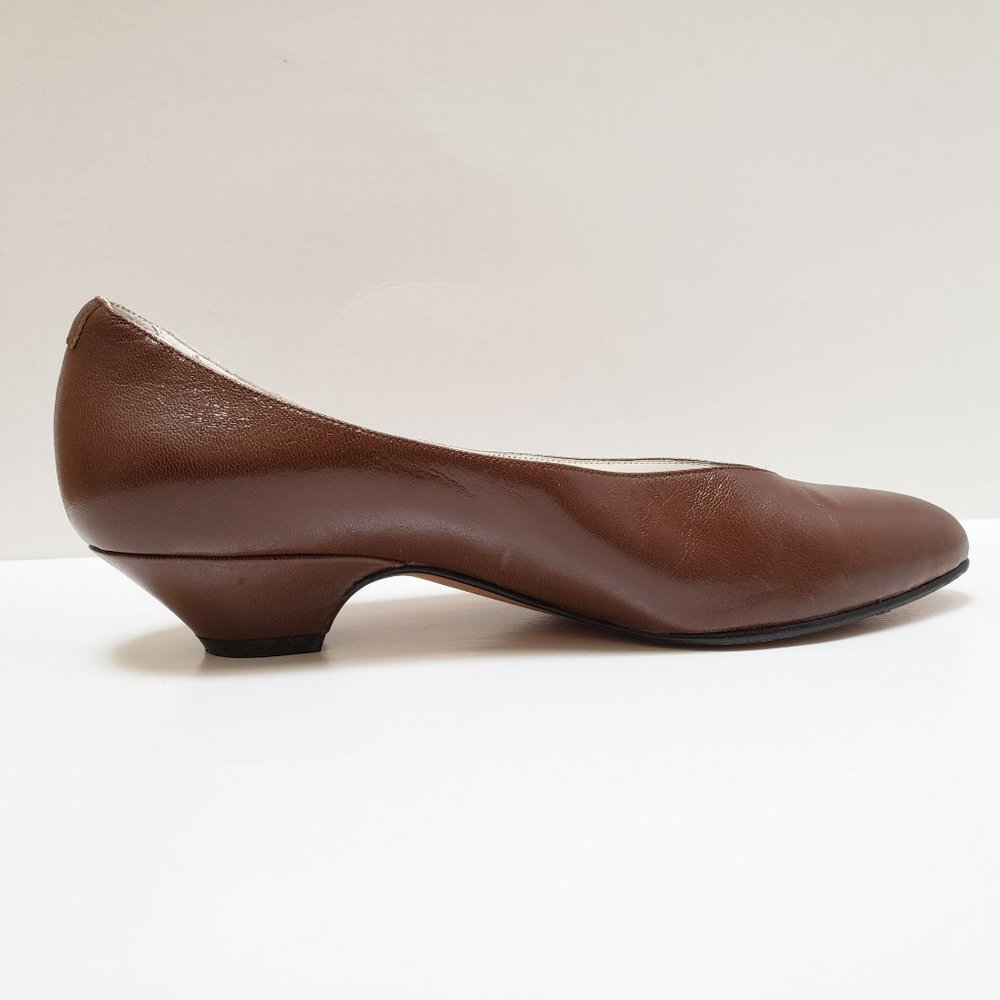 Fiorelli Women's Brown Low Block Heel Slip On